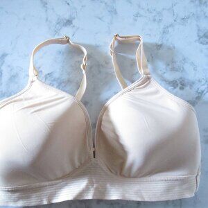 Lively Bra 38C Beige Padded Wireless No Wire Convertible